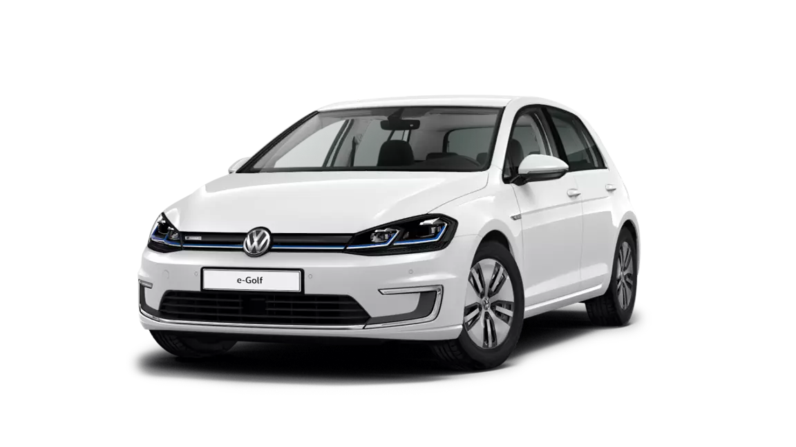 Volkswagen e-Golf électrique blanche