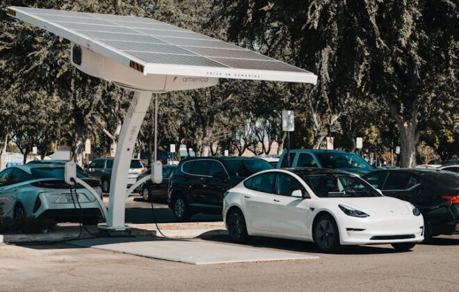 tesla carport